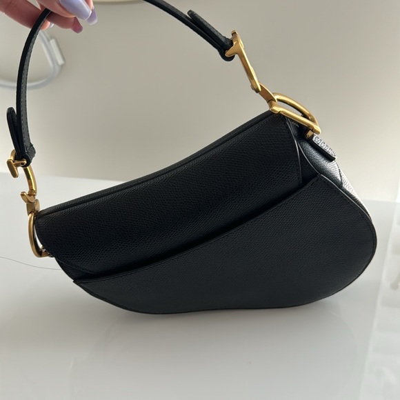 Dior mini saddle - black 🖤 - Picture 3 of 8